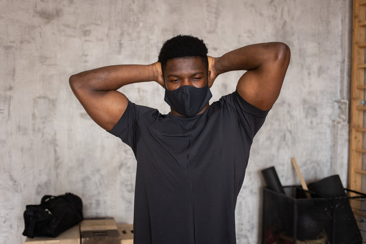 a man posing casual